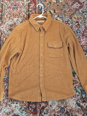 Outerknown Golden Brown Hightide Snap Button Shirt